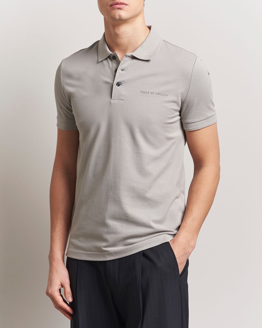 Men | Polo Shirts | Tiger of Sweden | Darios Polo Granite