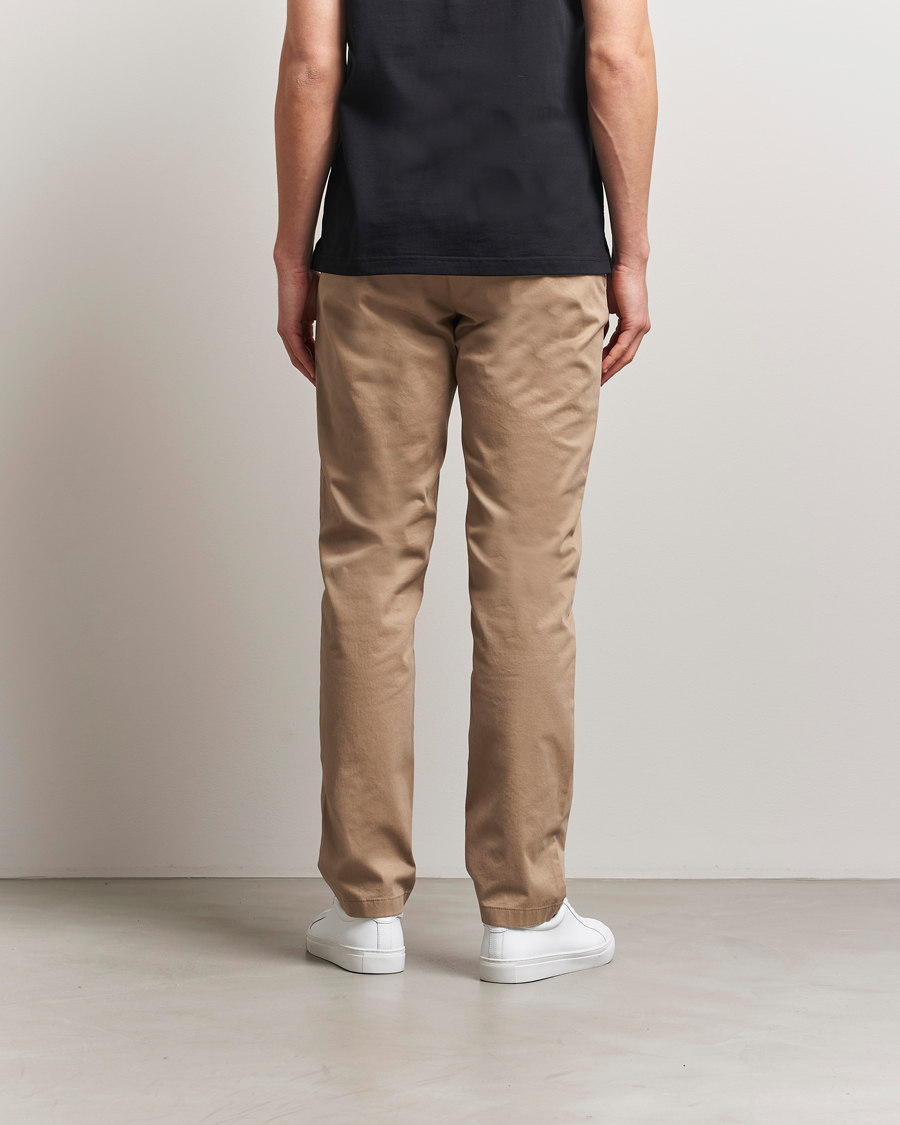 Men | Trousers | J.Lindeberg | Ched Cloud Satin Pants Batique Khaki