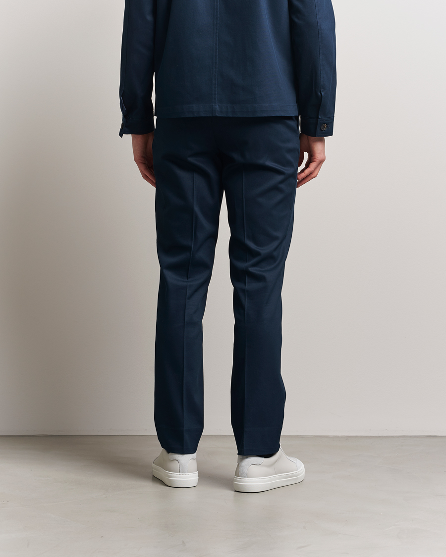 Men | Trousers | J.Lindeberg | Lois Cotton Twill Pants Navy
