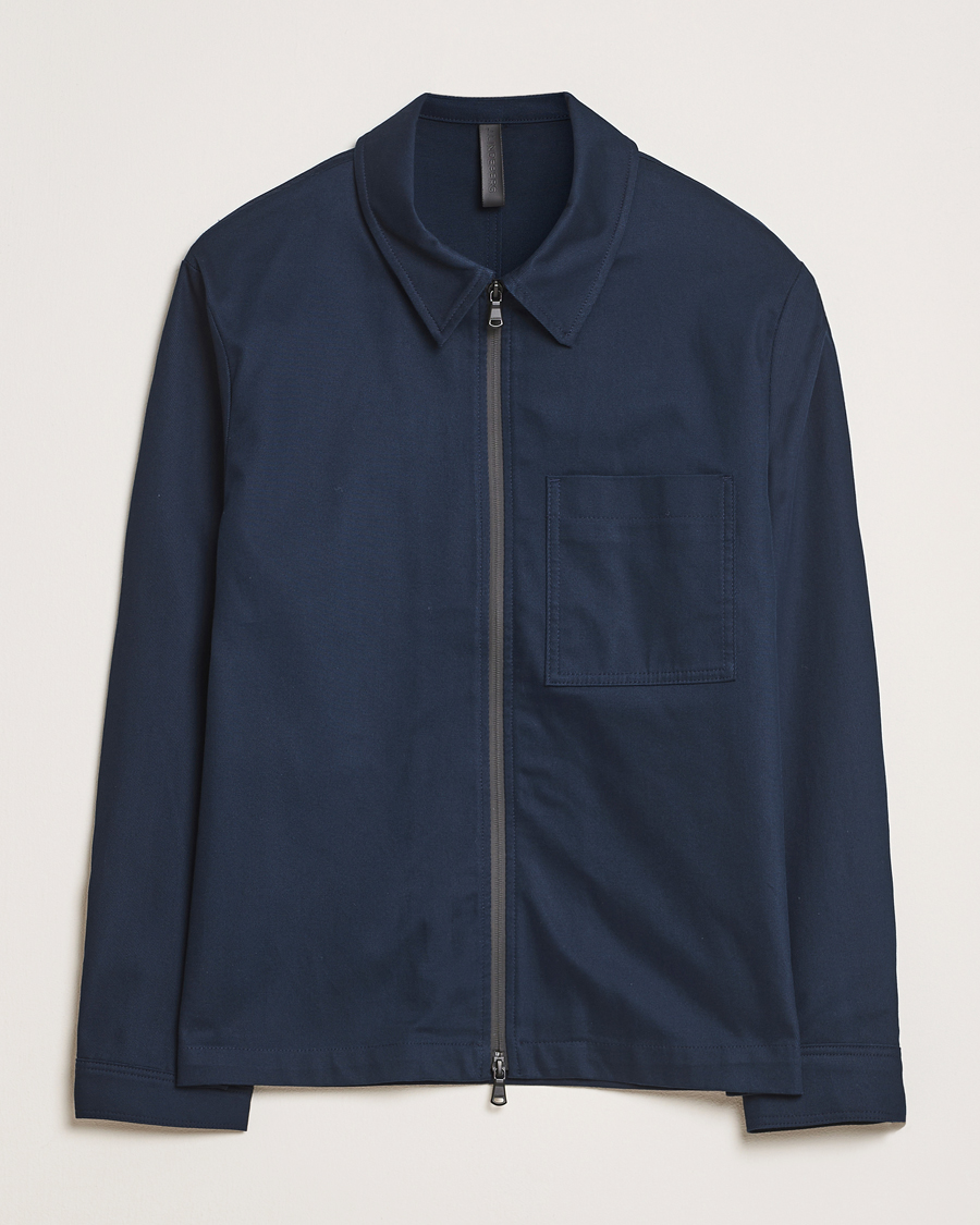 Men | Shirts | J.Lindeberg | Julius Cotton Twill Overshirt Navy
