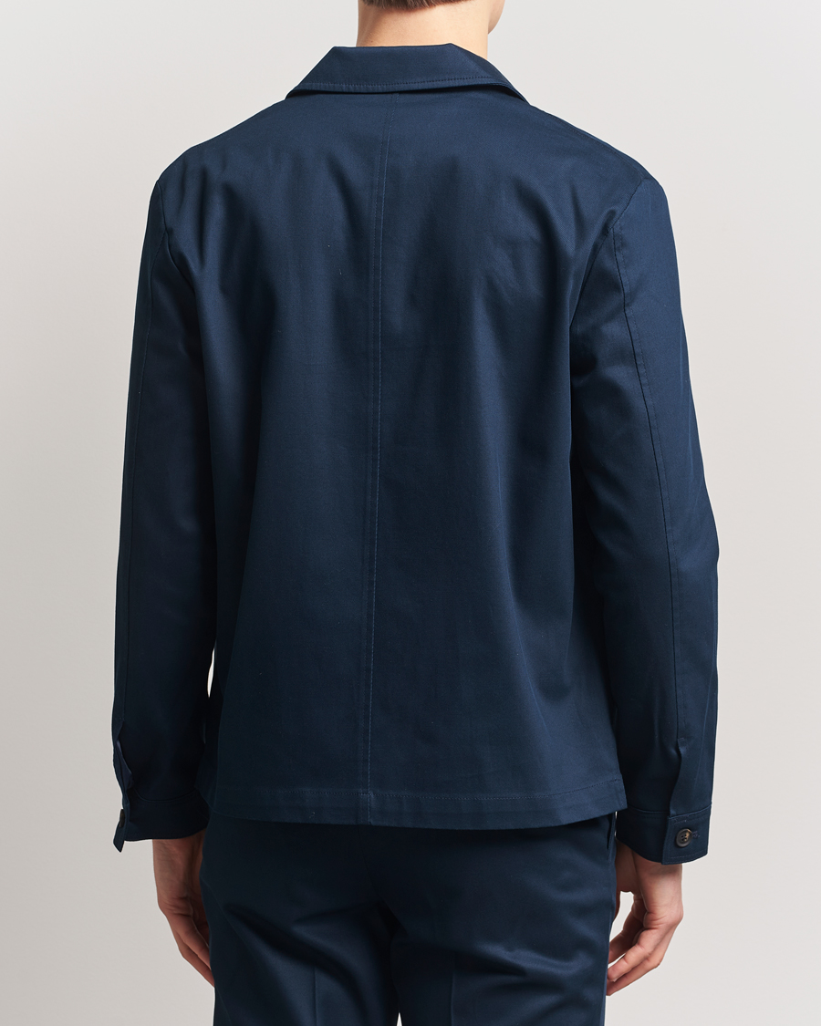 Men | Shirts | J.Lindeberg | Julius Cotton Twill Overshirt Navy