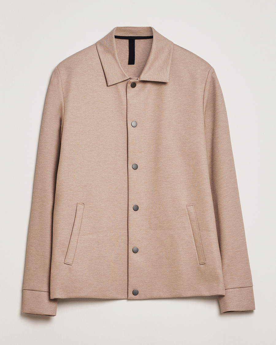 Men | Coats & Jackets | Harris Wharf London | Loro Piana Cavalry Twill Coach Jacket Oat