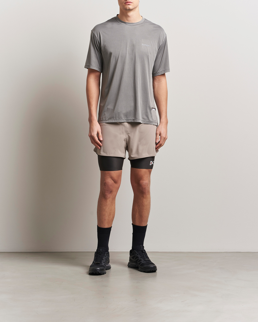 Men | Shorts | District Vision | Layered Pocket Trail Shorts Khaki