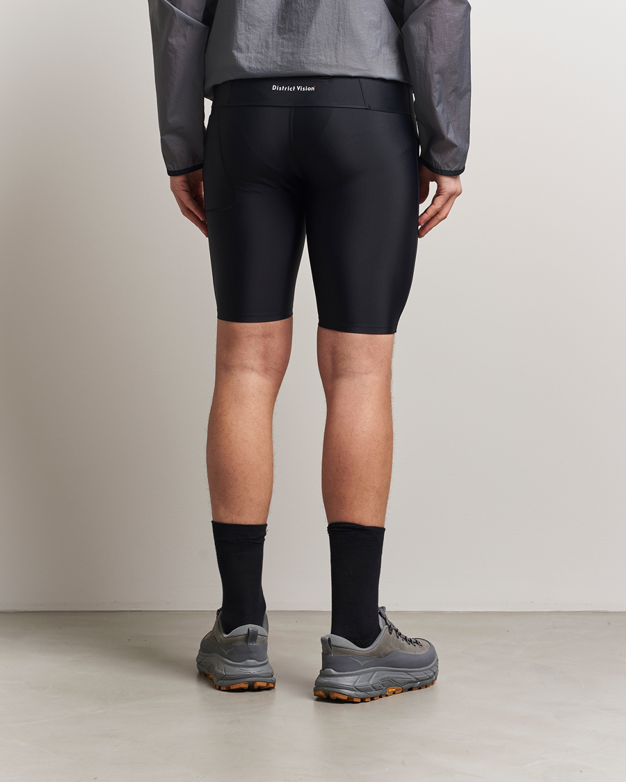 Men | Shorts | District Vision | 9 Inch Recycled Half Tights Black