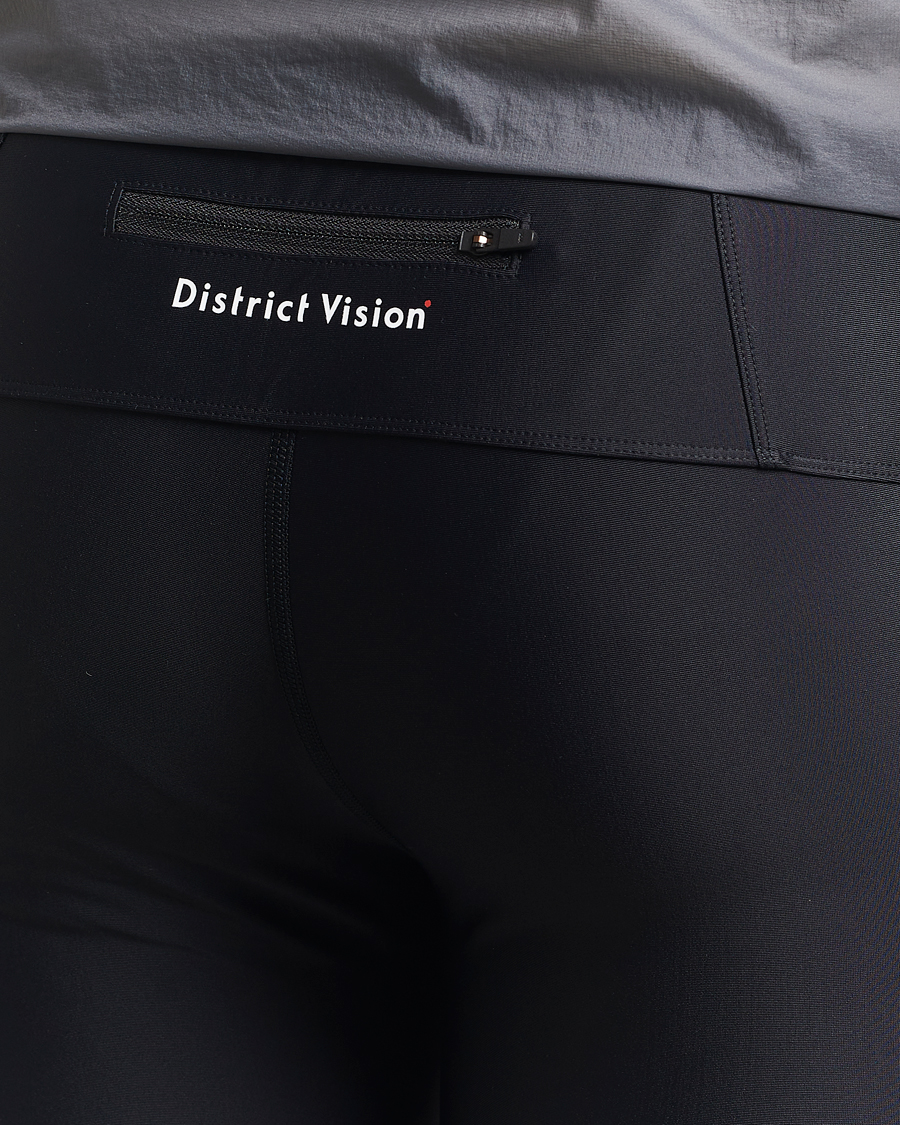 Men | Shorts | District Vision | 9 Inch Recycled Half Tights Black