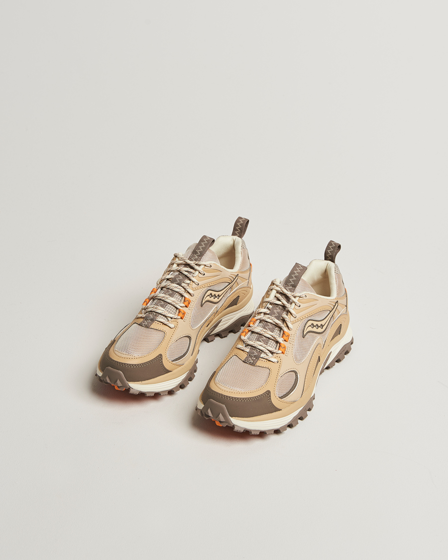 Men | Sneakers | Saucony | Grid Aura X Trail Sneaker Whey/Orange