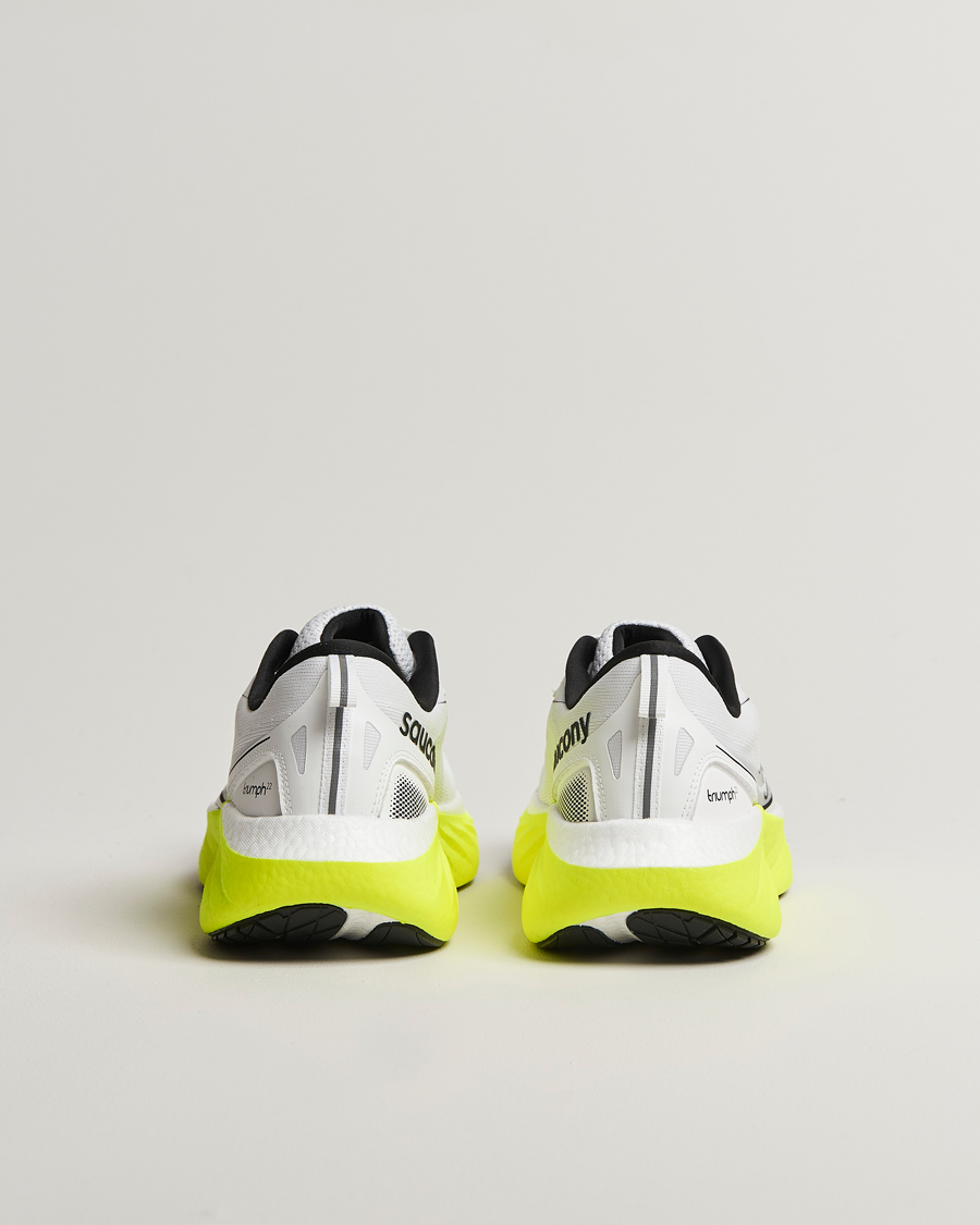 Men | Sneakers | Saucony | Triumph 22 White/Citron