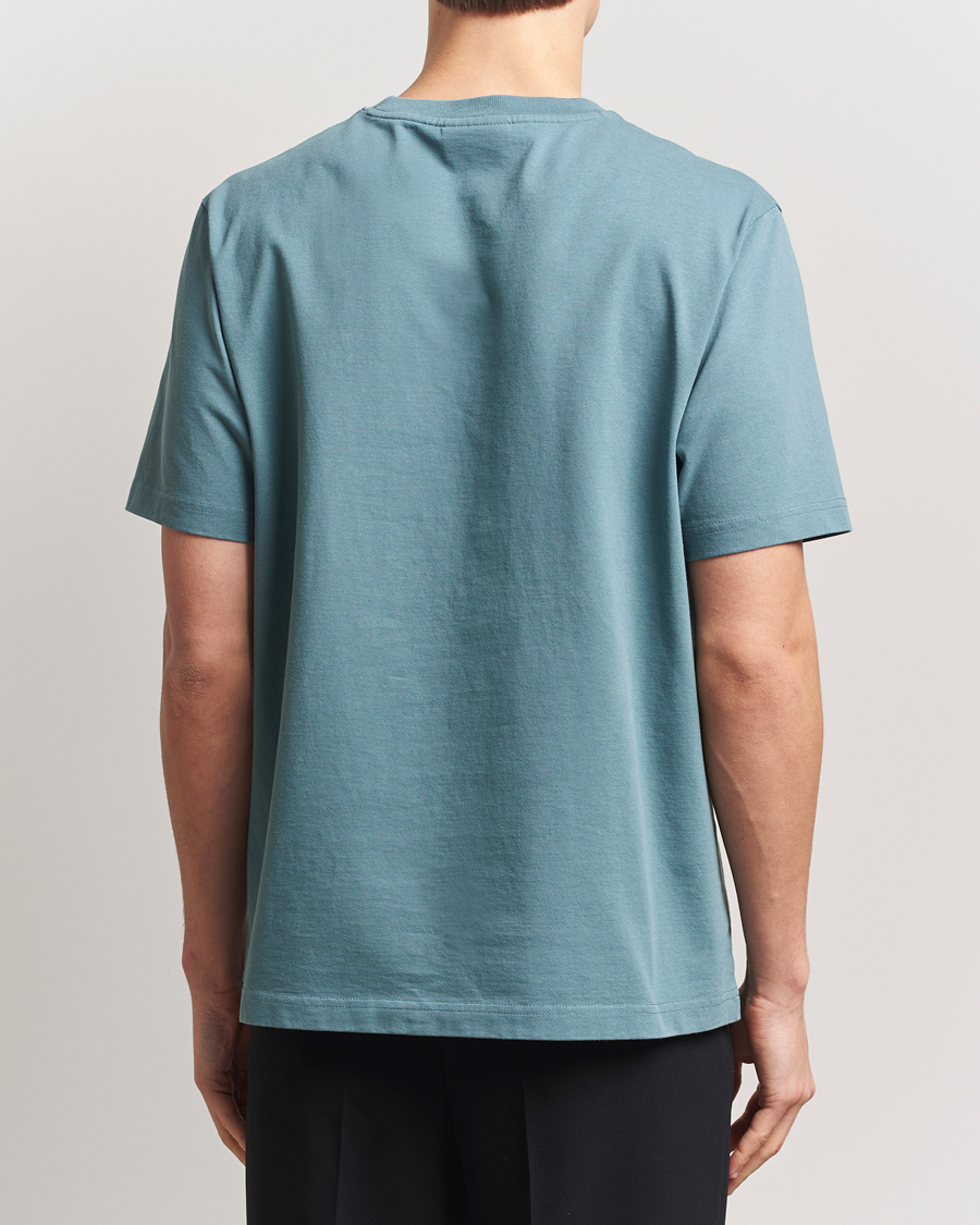 Men | T-Shirts | Maison Kitsuné | Tonal Fox Head T-Shirt Seine Blue