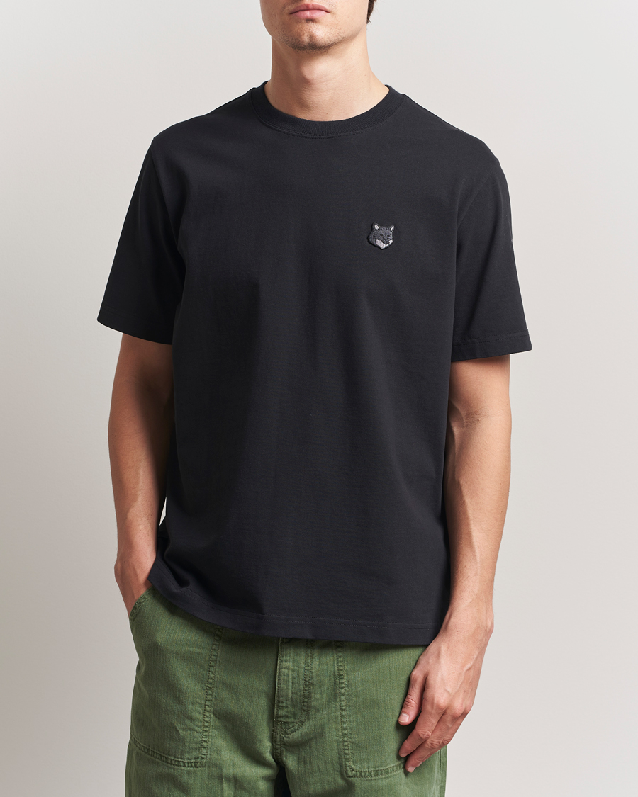 Men | T-Shirts | Maison Kitsuné | Tonal Fox Head T-Shirt Black