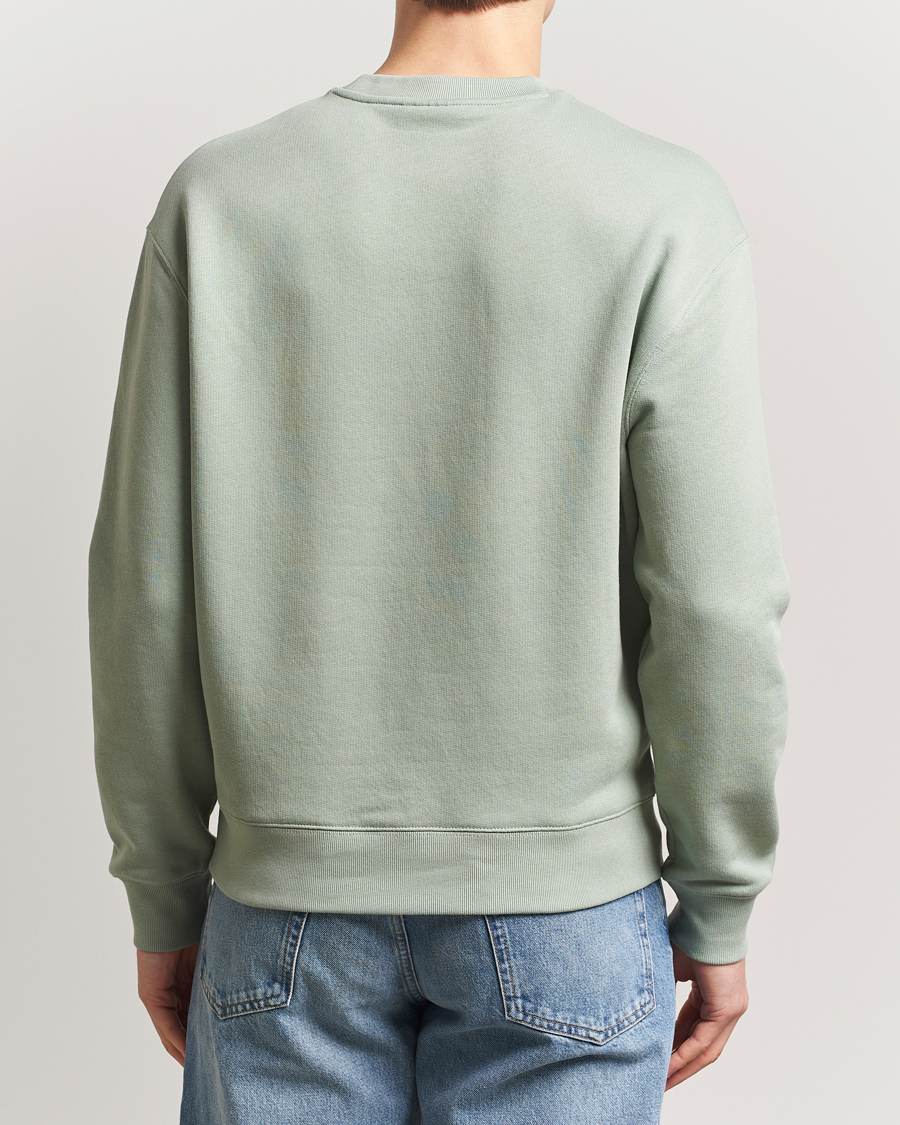 Men | Sweaters & Knitwear | Maison Kitsuné | Handwriting Sweatshirt Vert De Gris