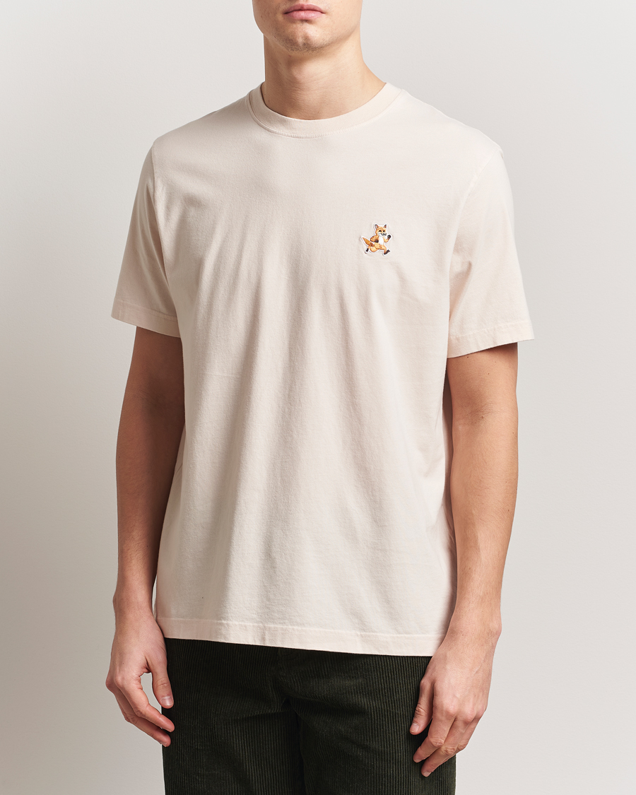 Men | T-Shirts | Maison Kitsuné | Speedy Fox T-Shirt Warm Stone