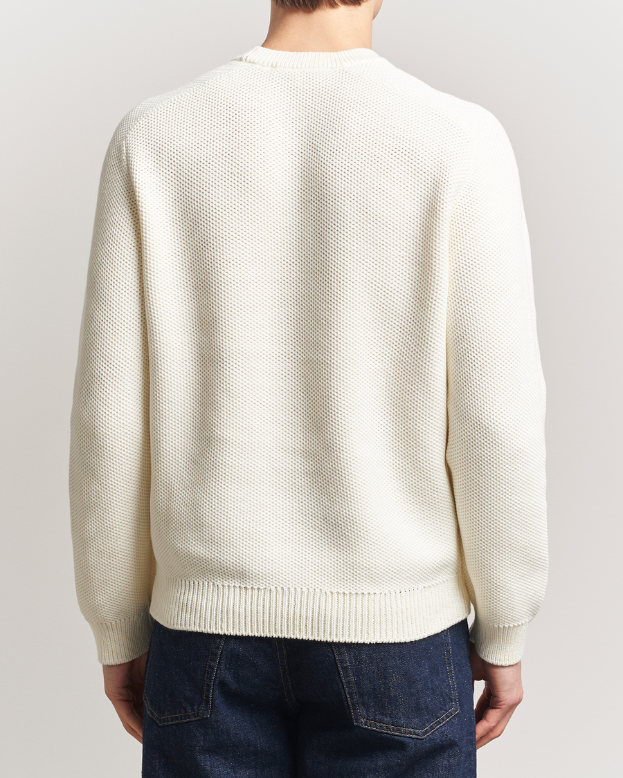 Men | Sweaters & Knitwear | Maison Kitsuné | Varsity Embroidered Sweater Milk