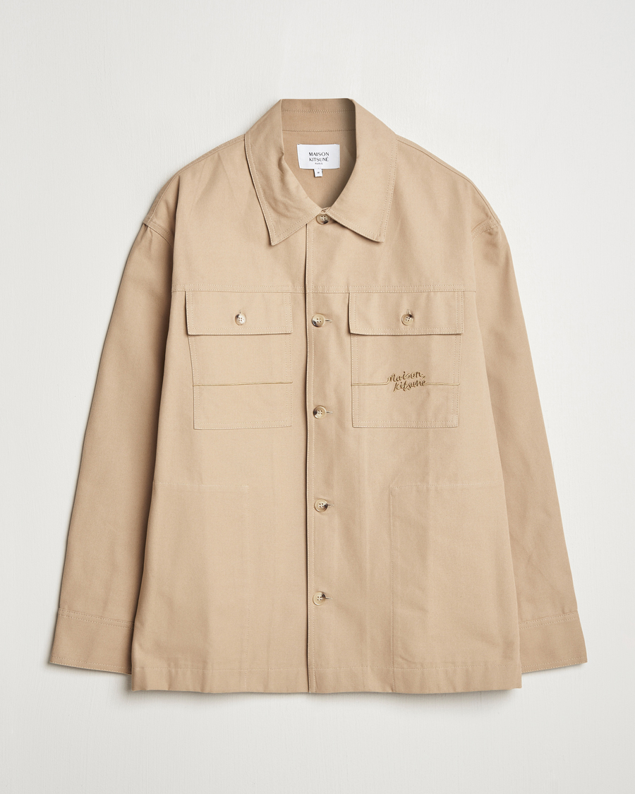Men | Shirts | Maison Kitsuné | Workwear Overshirt Cork