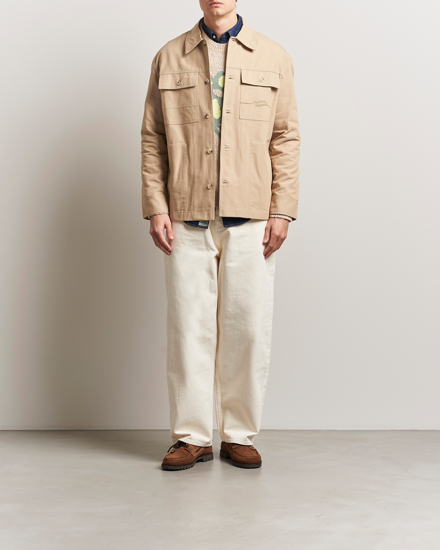 Men | Shirts | Maison Kitsuné | Workwear Overshirt Cork