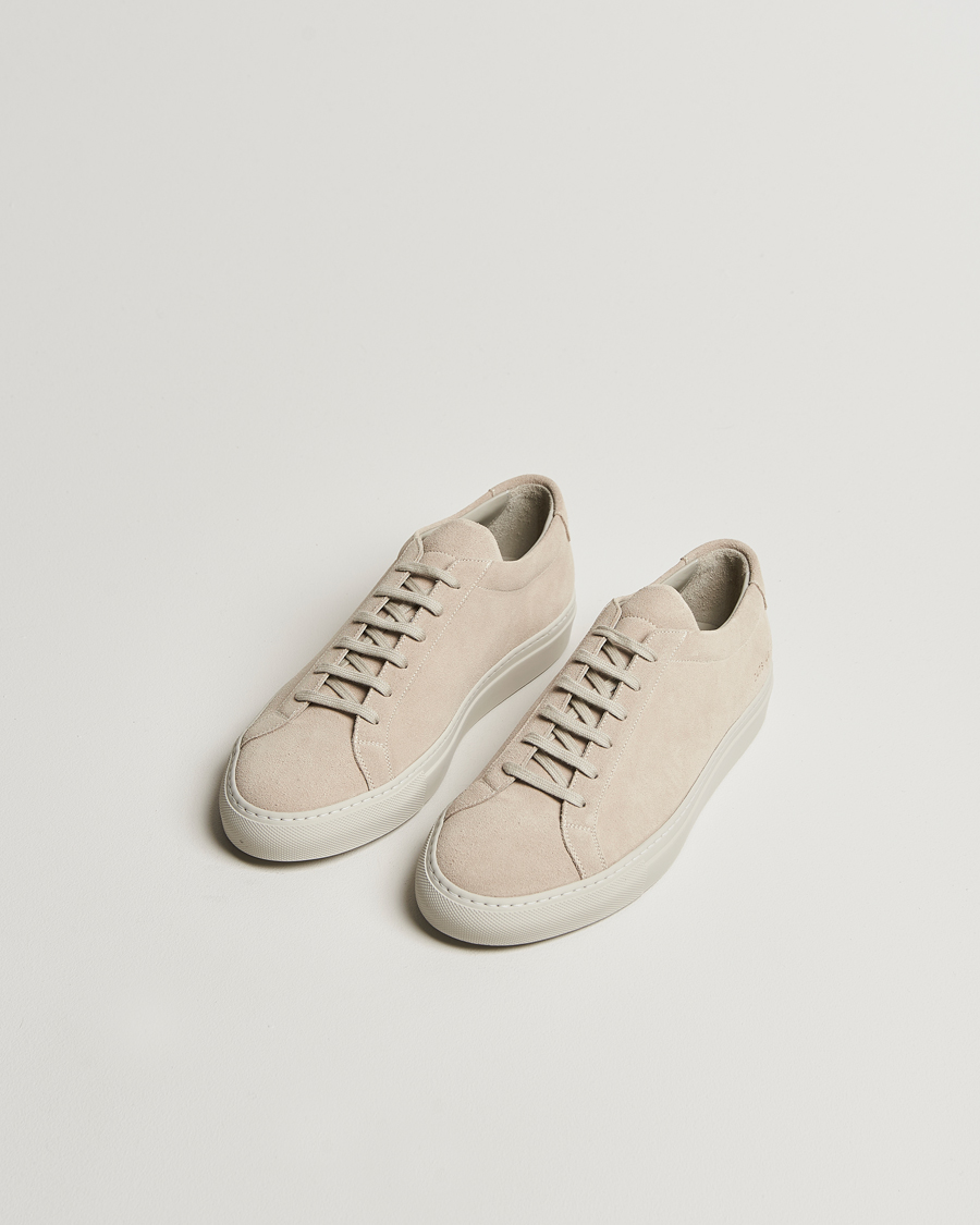 Men | Sneakers | Common Projects | Original Achilles Suede Sneaker Beige