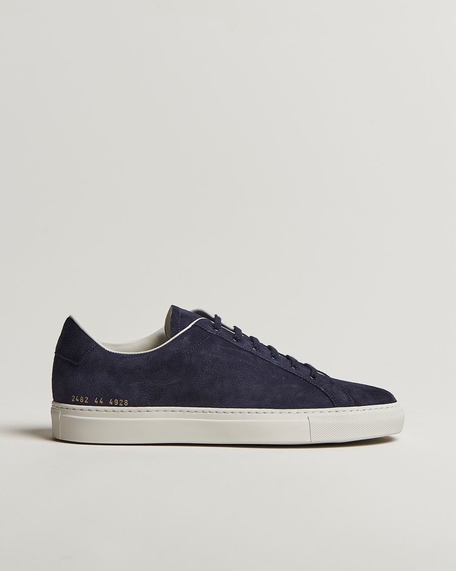 Men | Sneakers | Common Projects | Retro Suede Sneaker Navy
