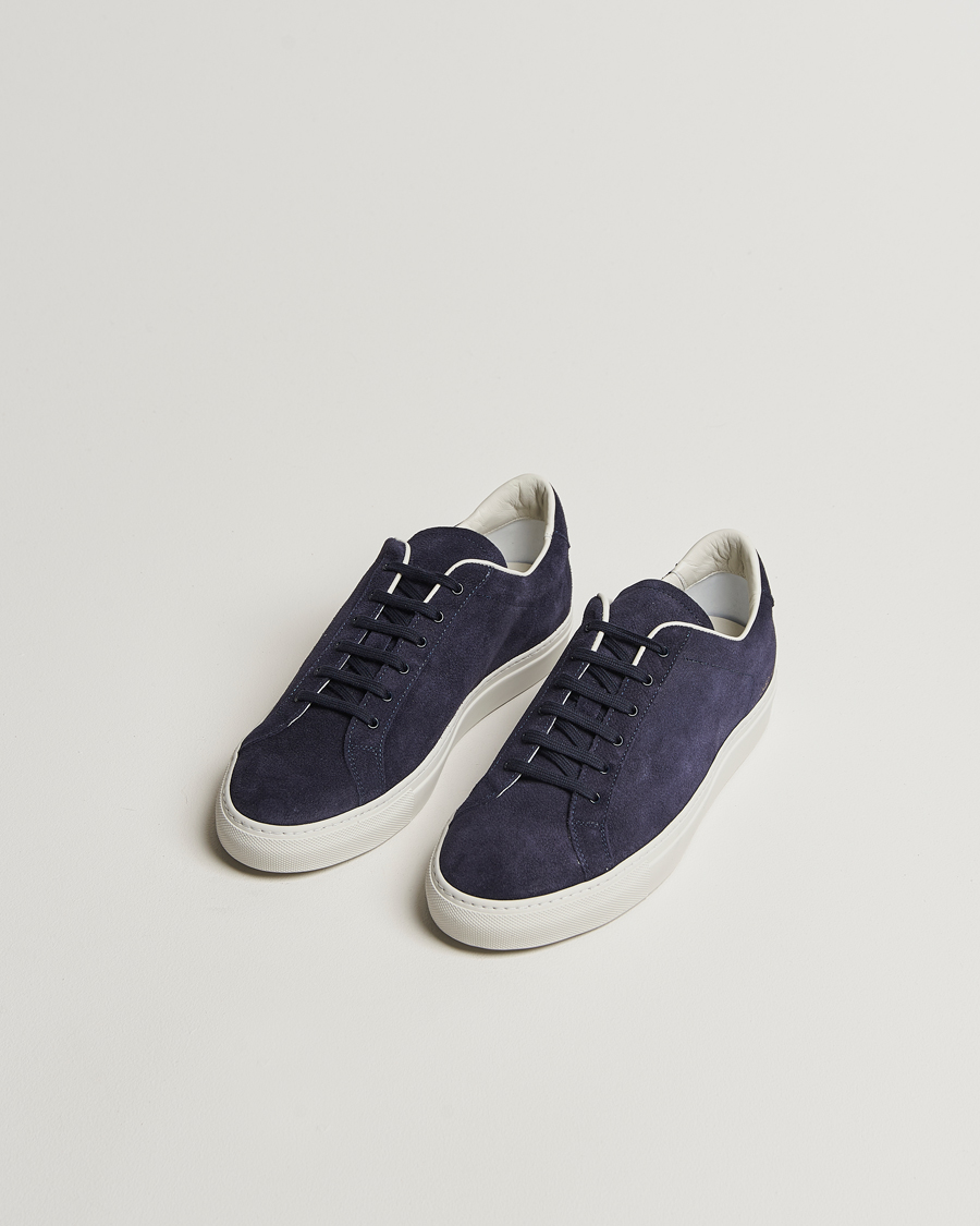 Men | Sneakers | Common Projects | Retro Suede Sneaker Navy