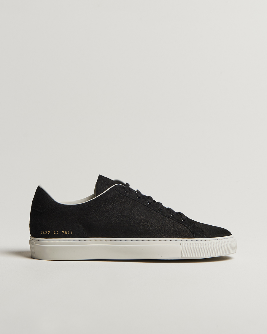 Men | Sneakers | Common Projects | Retro Suede Sneaker Black