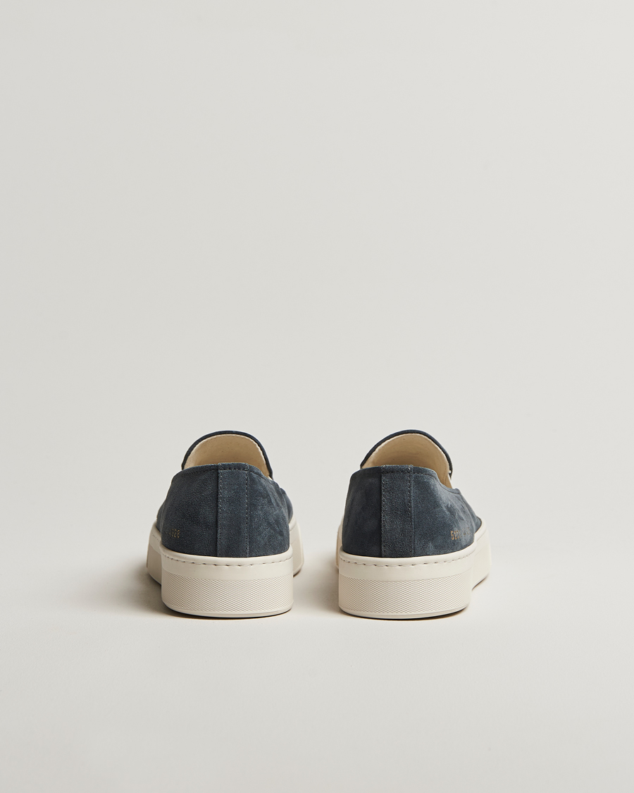 Men | Sneakers | Common Projects | Suede Slip On Sneaker Navy