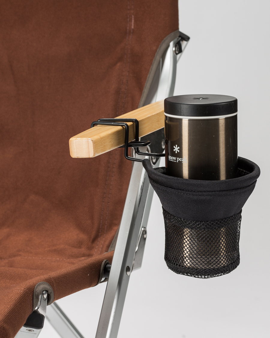 Men | Outdoor living | Snow Peak | Low Chair Cup Holder Black