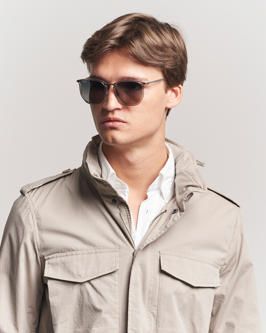Men | Sunglasses | Ray-Ban | 0RB4451 Sunglasses Transparent Grey