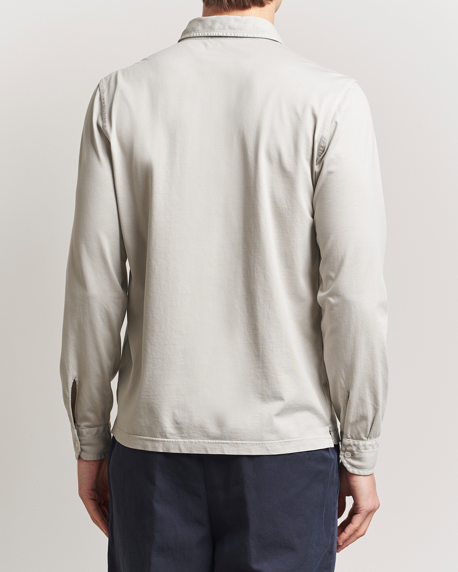 Men | Shirts | Gran Sasso | Washed Cotton Jersey Shirt Beige