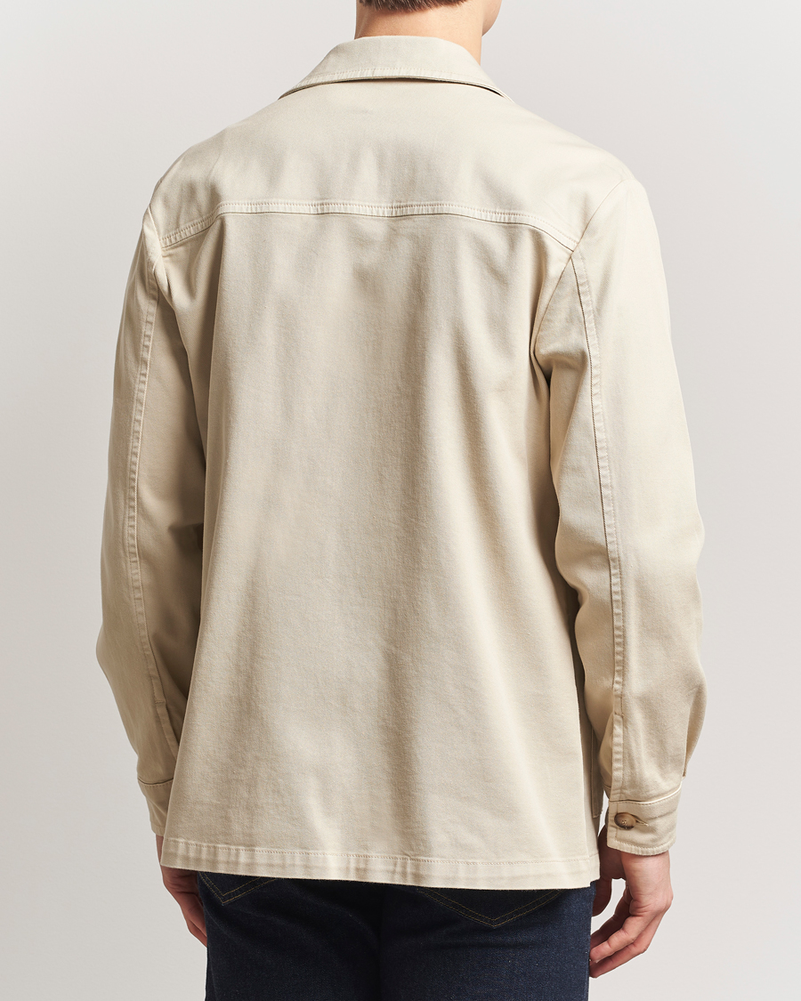 Men | Coats & Jackets | Gran Sasso | Cotton Twill Safari Jacket Beige