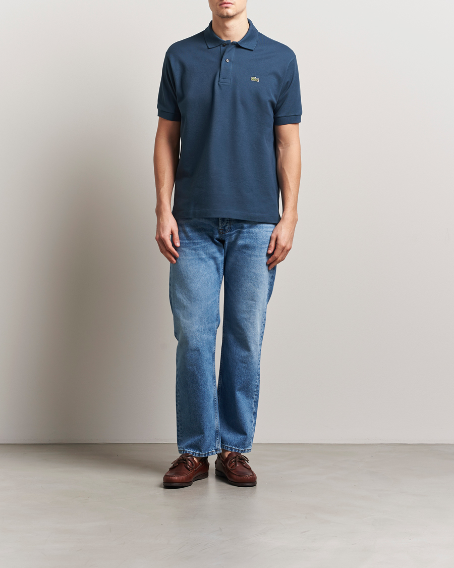 Men | Polo Shirts | Lacoste | Original Polo Piké Falcon Blue