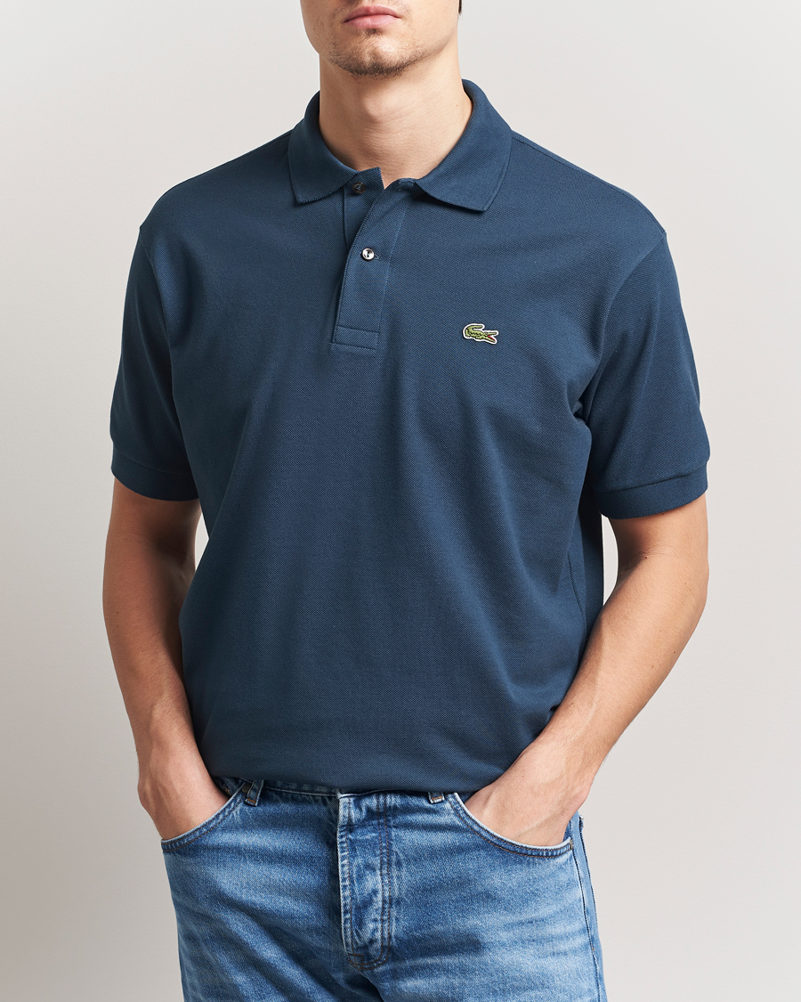 Men | Polo Shirts | Lacoste | Original Polo Piké Falcon Blue
