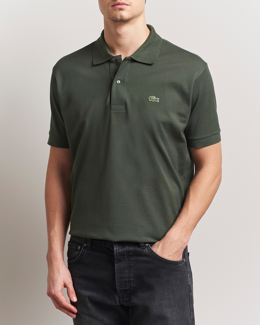 Men | Polo Shirts | Lacoste | Original Polo Piké Squadron Green