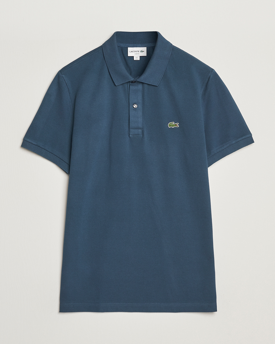 Men | Polo Shirts | Lacoste | Slim Fit Polo Piké Falcon Blue