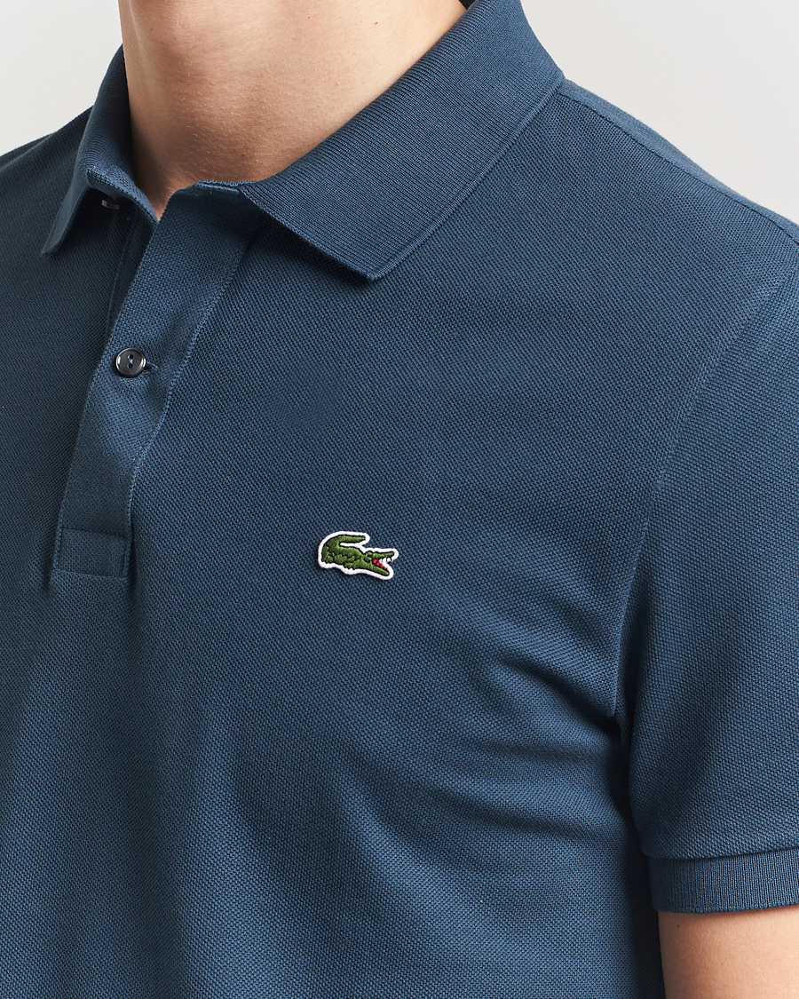 Men | Polo Shirts | Lacoste | Slim Fit Polo Piké Falcon Blue