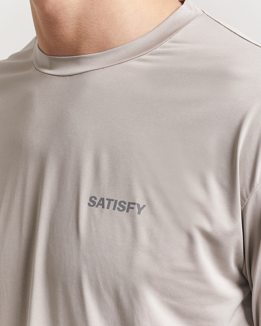 Men | T-Shirts | Satisfy | AuraLite Long Sleeve T-Shirt Mineral Dune
