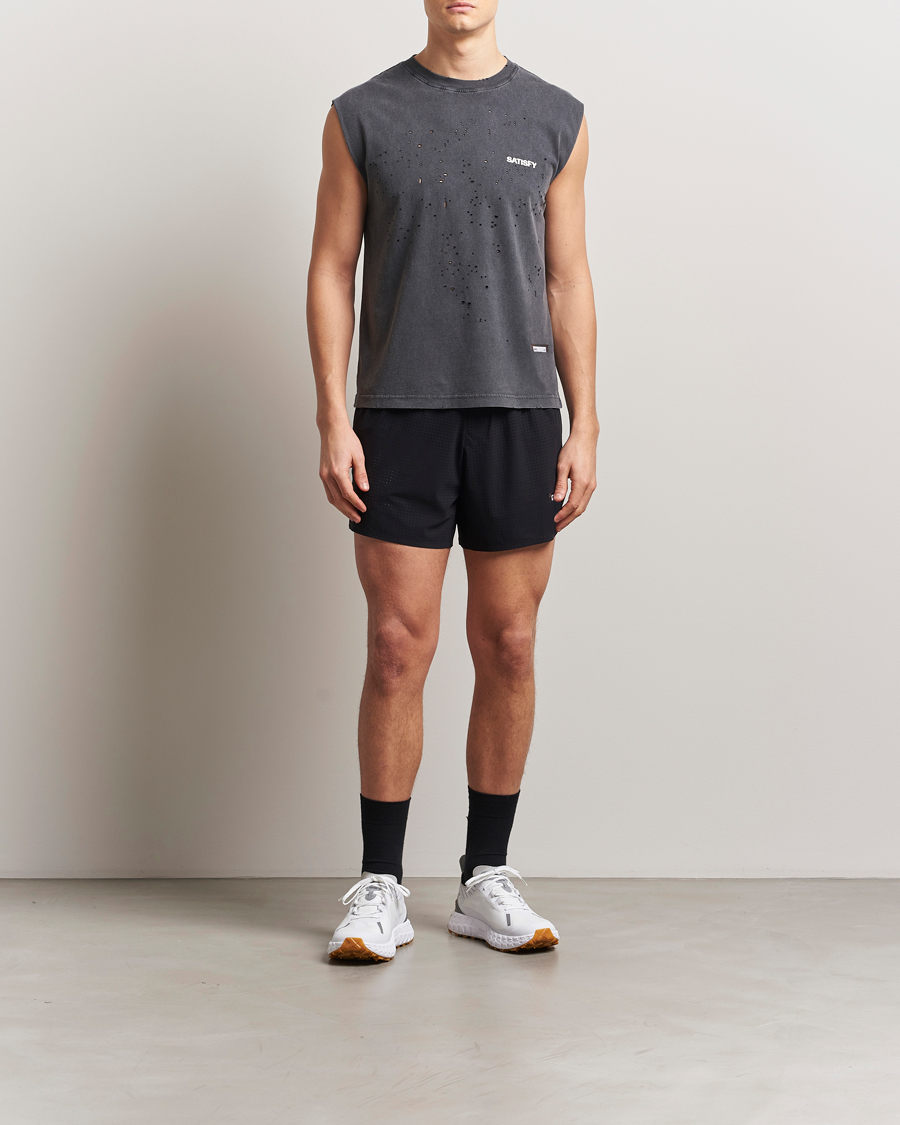 Men | T-Shirts | Satisfy | MothTech Muscle Tee Aged Black
