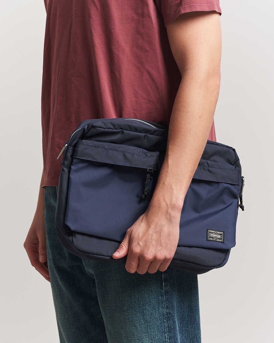 Men | Bags | Porter-Yoshida & Co. | Force Shoulder Bag Navy Blue