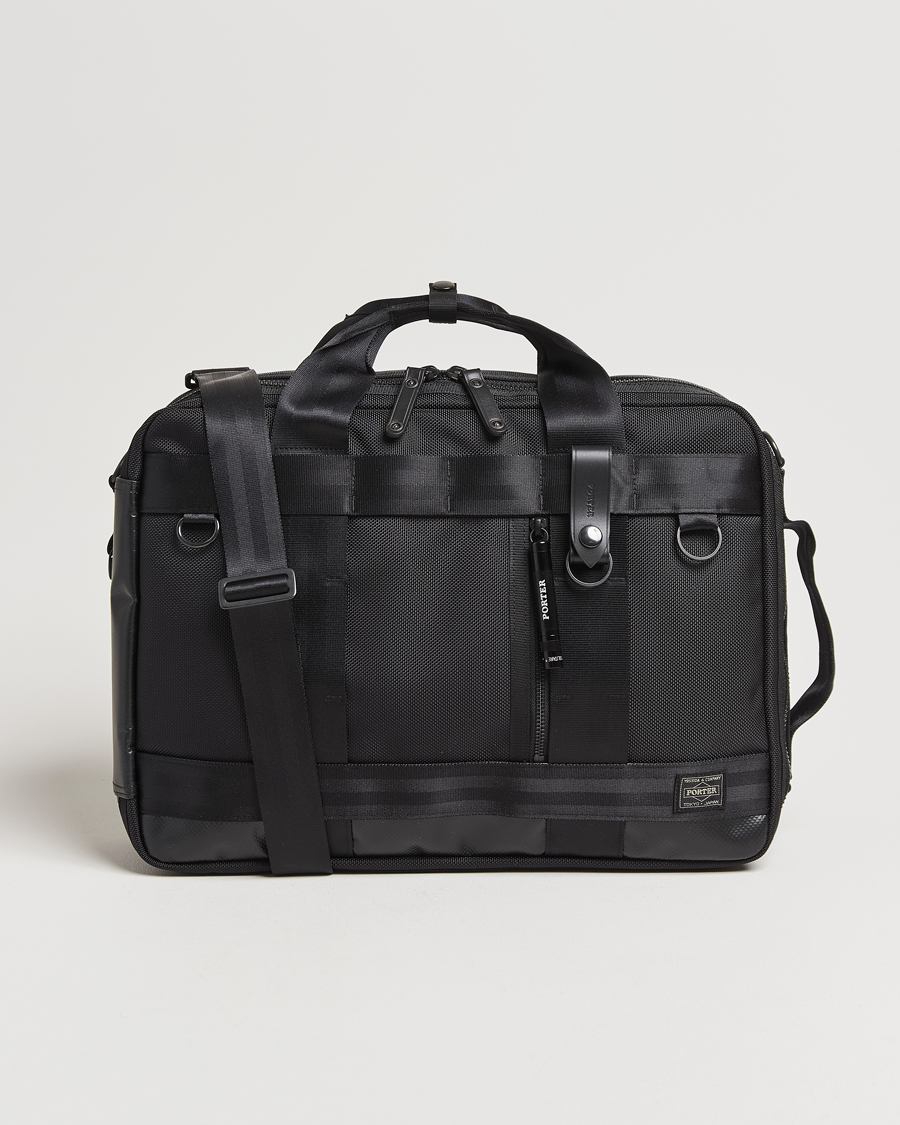 Men | Bags | Porter-Yoshida & Co. | Heat 3Way Briefcase Black