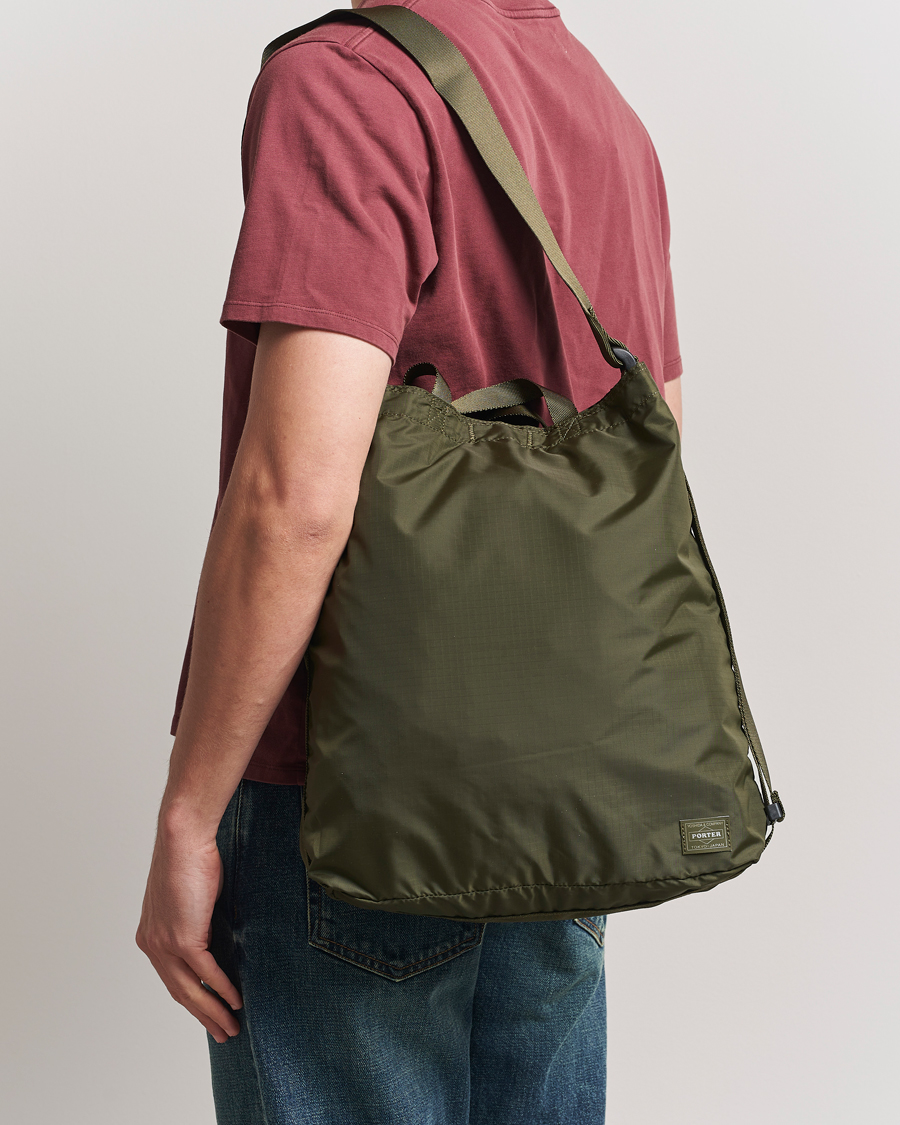Men | Bags | Porter-Yoshida & Co. | Flex 2Way Shoulder Bag Olive Drab