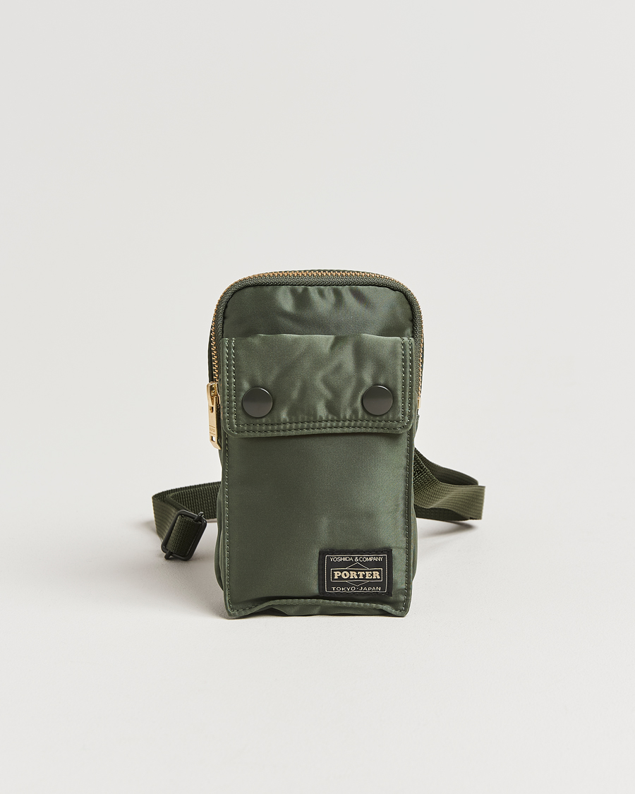 Men | Bags | Porter-Yoshida & Co. | Tanker Mobile Pouch Sage Green