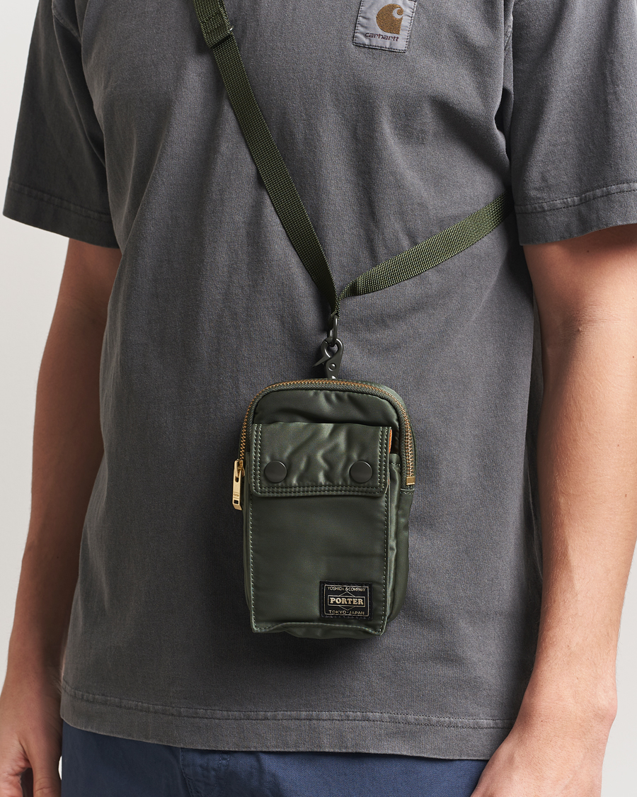 Men | Bags | Porter-Yoshida & Co. | New Tanker Mobile Pouch Sage Green