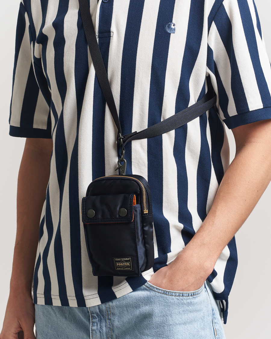 Men | Bags | Porter-Yoshida & Co. | New Tanker Mobile Pouch Navy