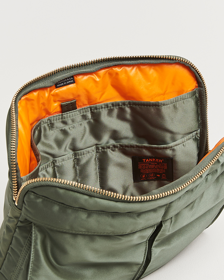 Men | Bags | Porter-Yoshida & Co. | New Tanker Document Case Sage Green