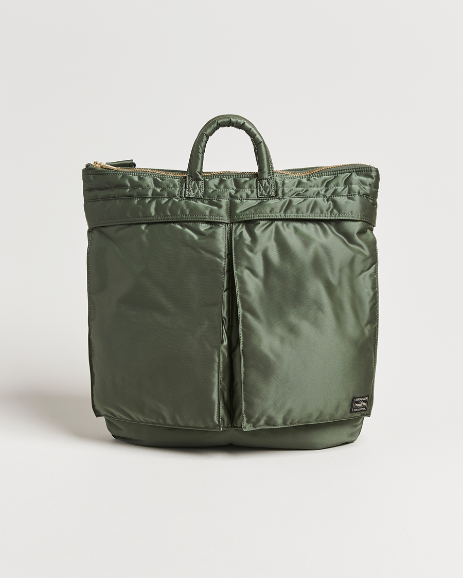 Men | Bags | Porter-Yoshida & Co. | New Tanker Helmet Bag Sage Green
