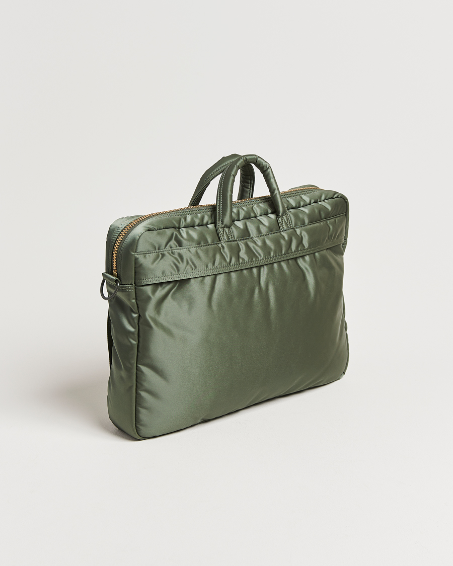 Men | Bags | Porter-Yoshida & Co. | New Tanker 2Way Document Bag Sage Green