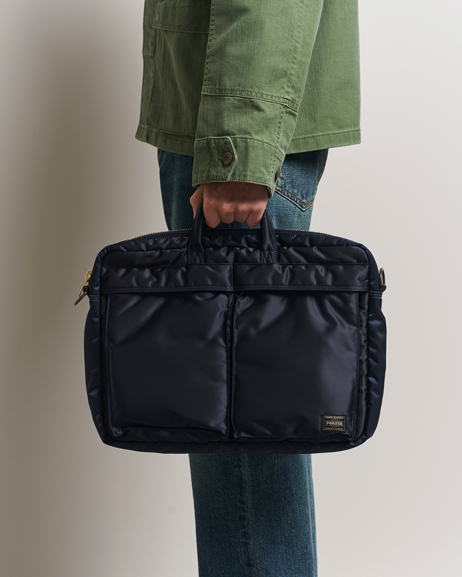 Men | Bags | Porter-Yoshida & Co. | Porter-Yoshida & Co.Tanker 2Way Document BagNavy