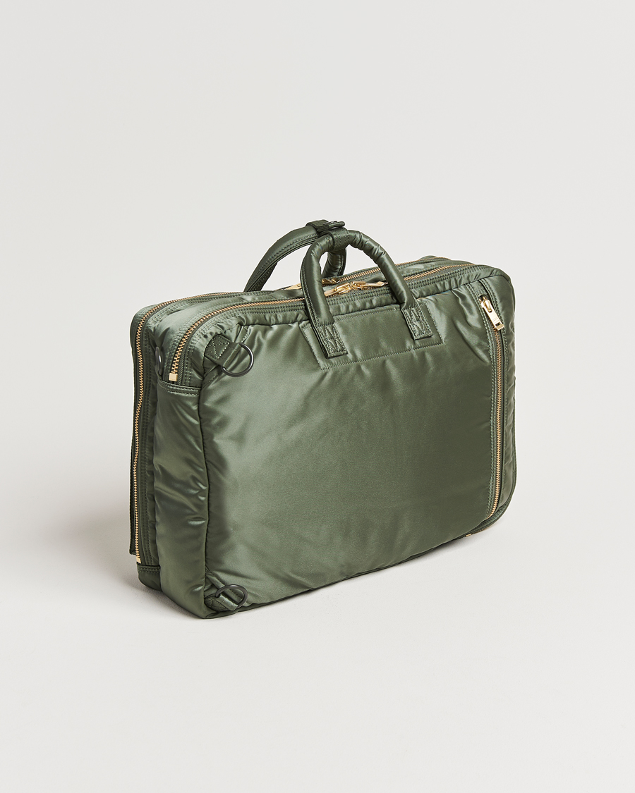 Men | Bags | Porter-Yoshida & Co. | New Tanker 3Way Document Bag Sage Green