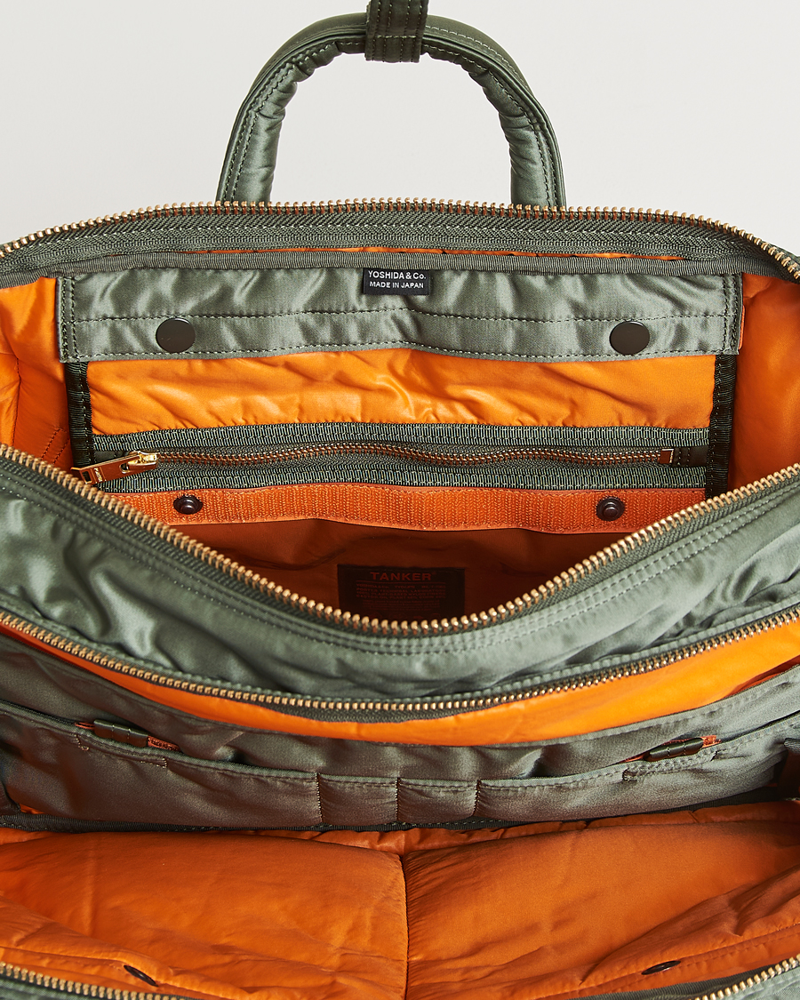 Men | Bags | Porter-Yoshida & Co. | New Tanker 3Way Document Bag Sage Green