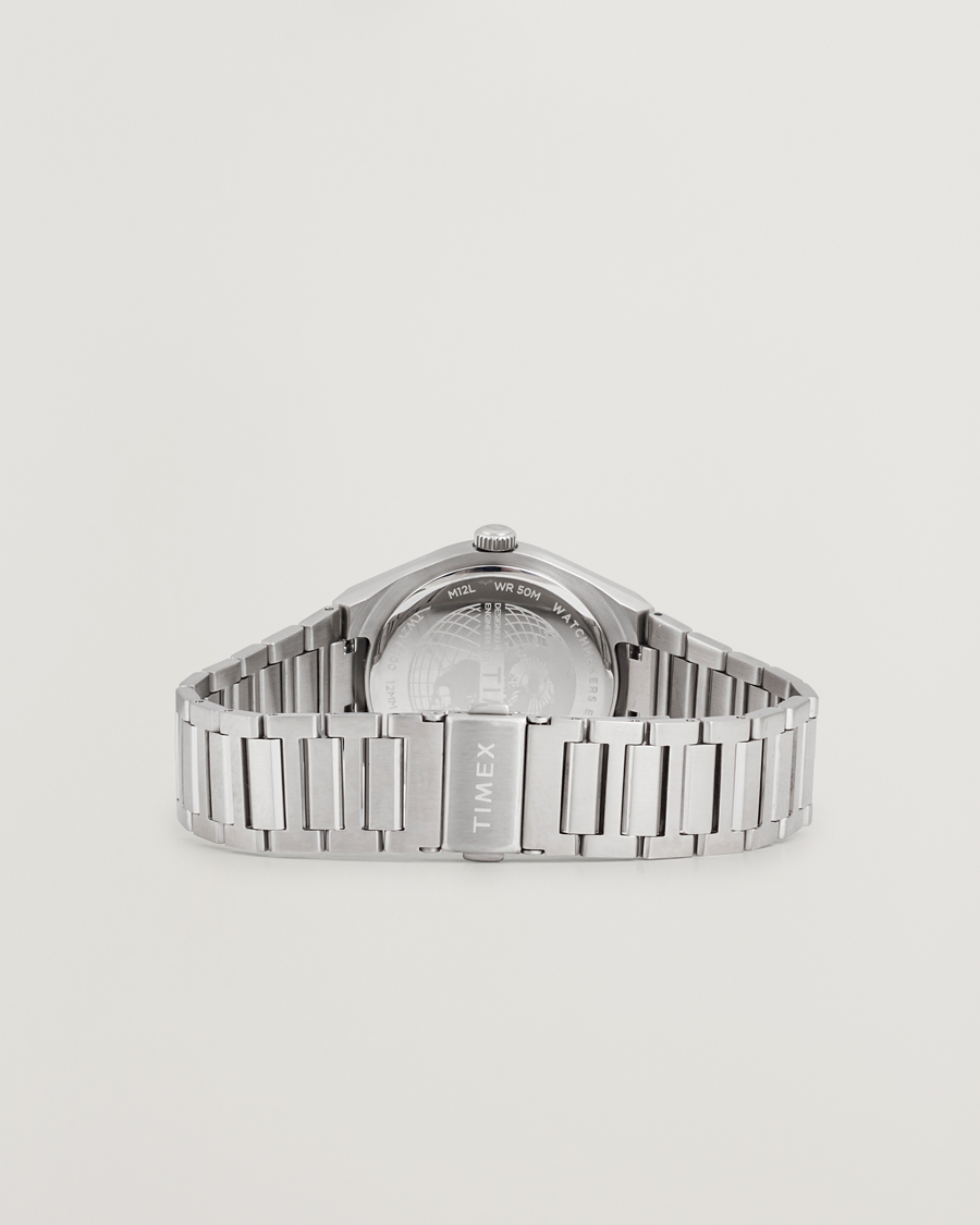 Men | Timex Q Timex Continental GMT Stainless Steel 39mm Black Dial | Timex | Q Continental GMT Stainless Steel 39mm Black Dial