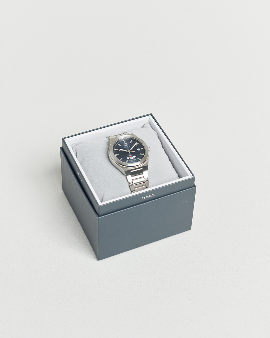 Men | Timex Q Timex Continental GMT Stainless Steel 39mm Black Dial | Timex | Q Continental GMT Stainless Steel 39mm Black Dial