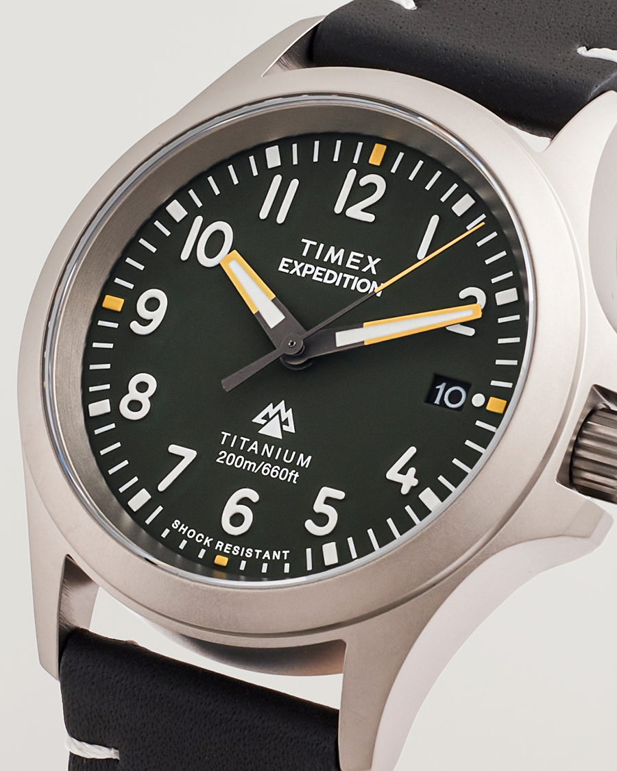 Men | Timex Expedition Titanium 38mm Green Dial | Timex | Expedition Titanium 38mm Green Dial