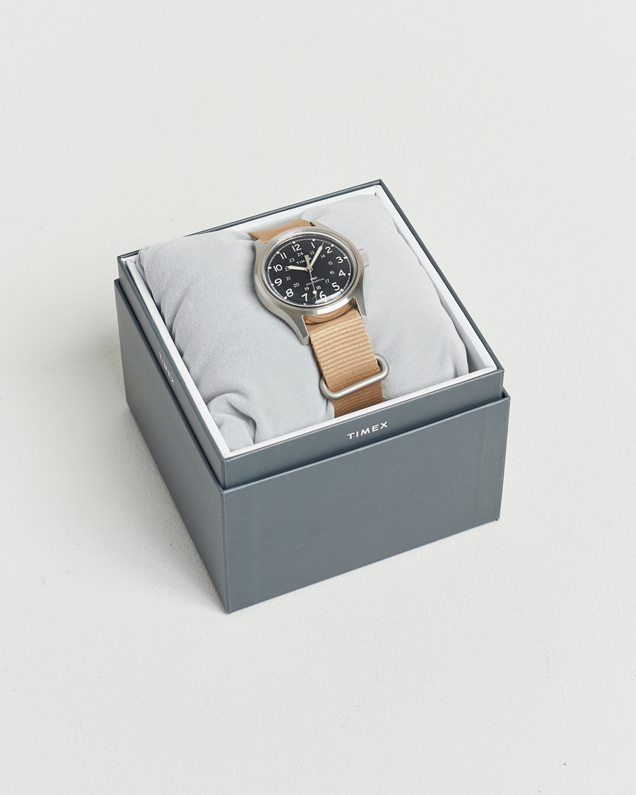 Men | Timex MK1 Hand Wind 36mm Tan Black Dial | Timex | MK1 Hand Wind 36mm Tan Black Dial
